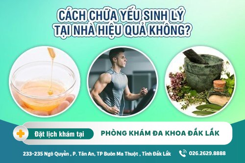 Top các cách chữa yếu sinh lý tại nhà an toàn