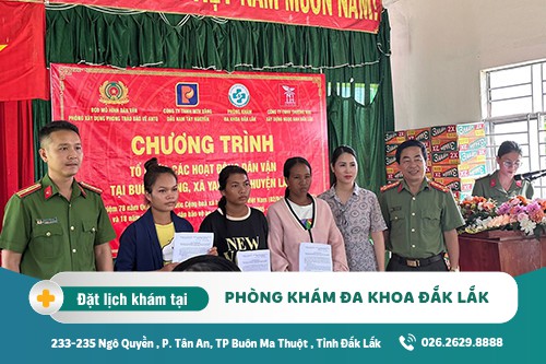 Những dấu chân tình nguyện Phòng Khám Đa Khoa Đắk Lắk